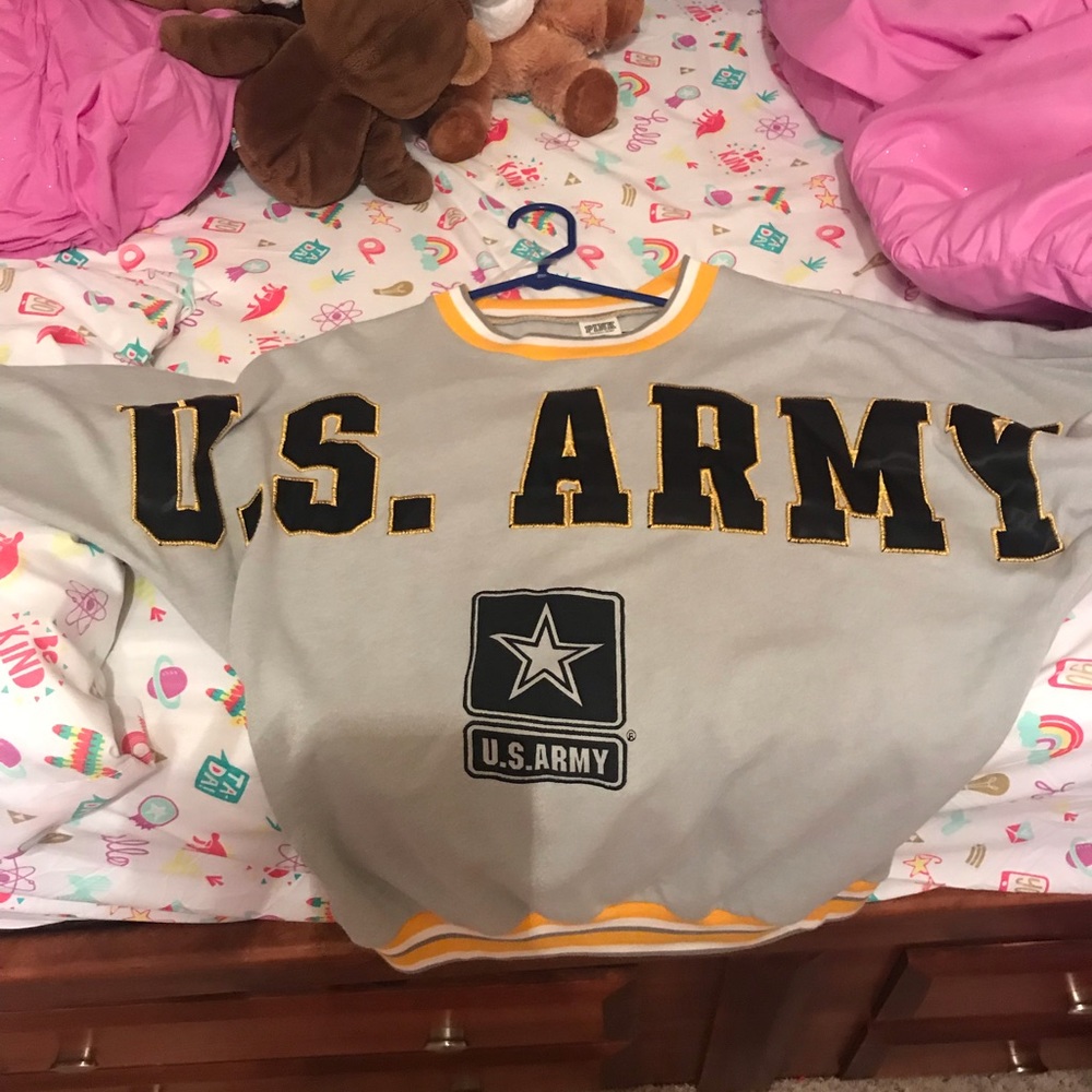Victoria secret pink army pullover